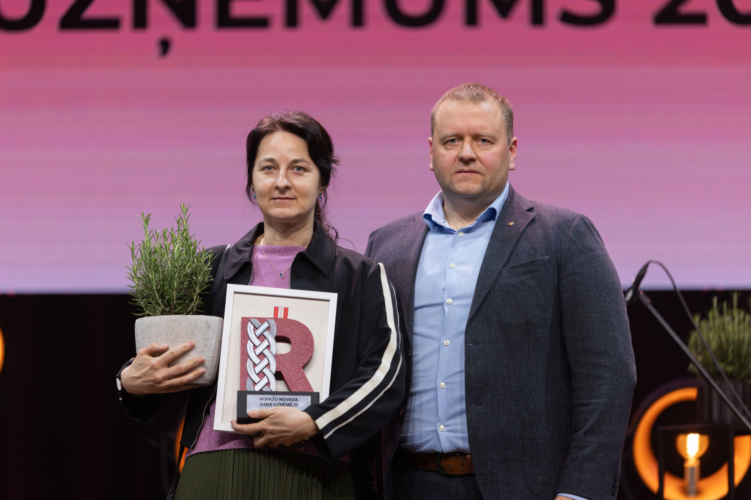"Ropažu novada Uzņēmēju gada balvas 2025" apbalvošana, balvas saņēmējs