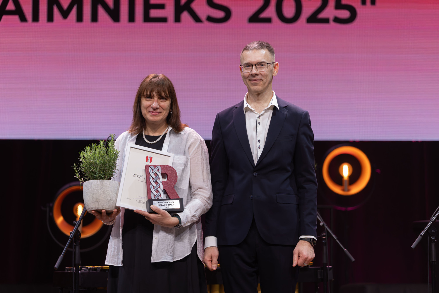 "Ropažu novada Uzņēmēju gada balvas 2025" apbalvošana, balvas saņēmējs