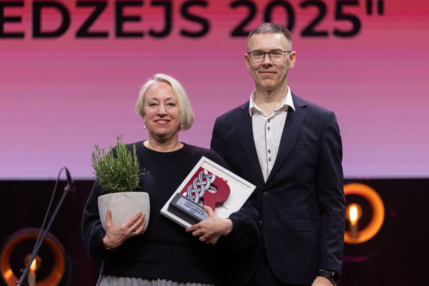 "Ropažu novada Uzņēmēju gada balvas 2025" apbalvošana, balvas saņēmējs