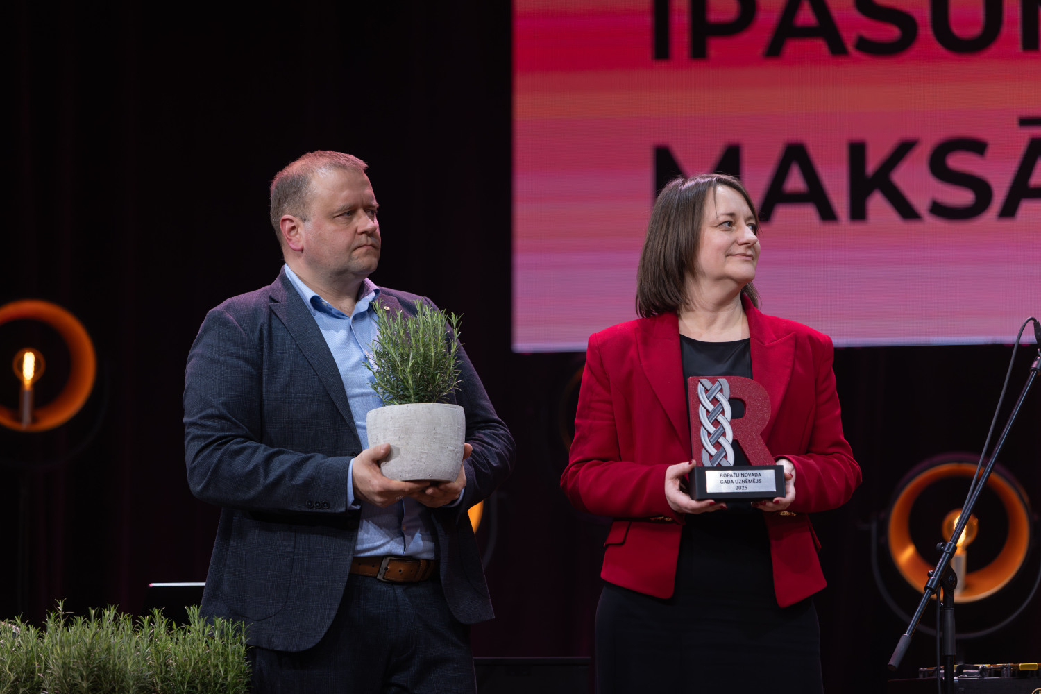 "Ropažu novada Uzņēmēju gada balvas 2025" apbalvošana, balvas saņēmējs