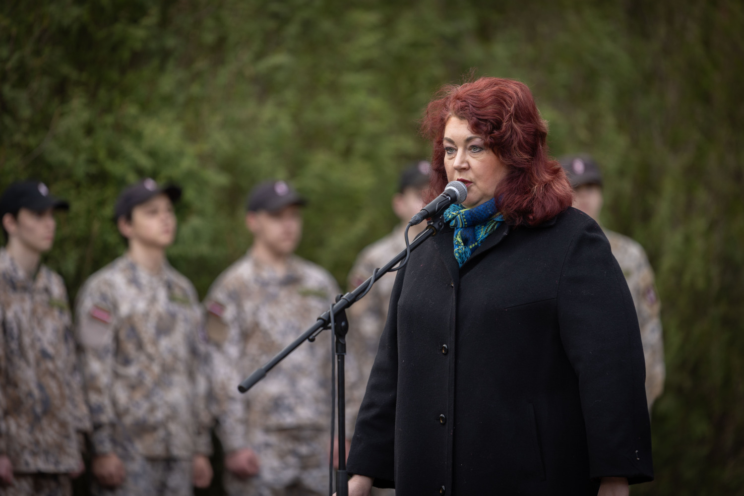 Represēto piemiņas diena Ulbrokas Meža kapsētā