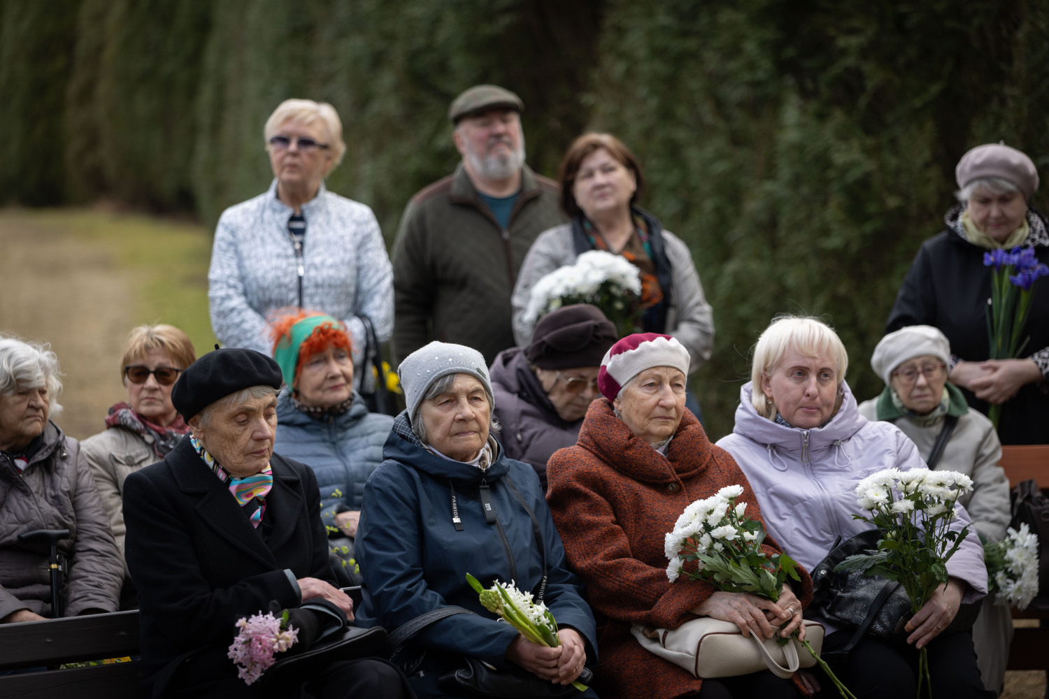 Represēto piemiņas diena Ulbrokas Meža kapsētā