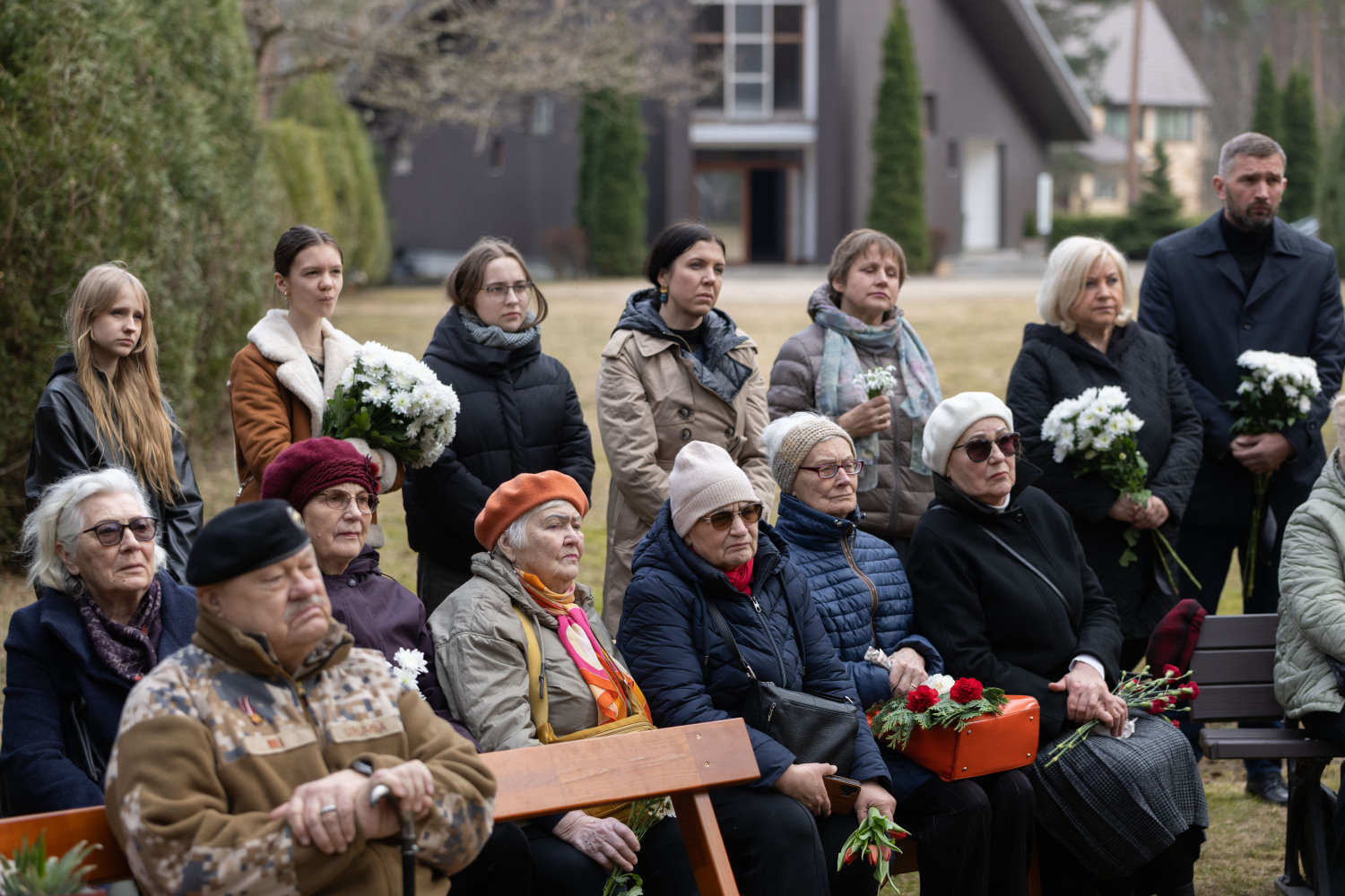 Represēto piemiņas diena Ulbrokas Meža kapsētā