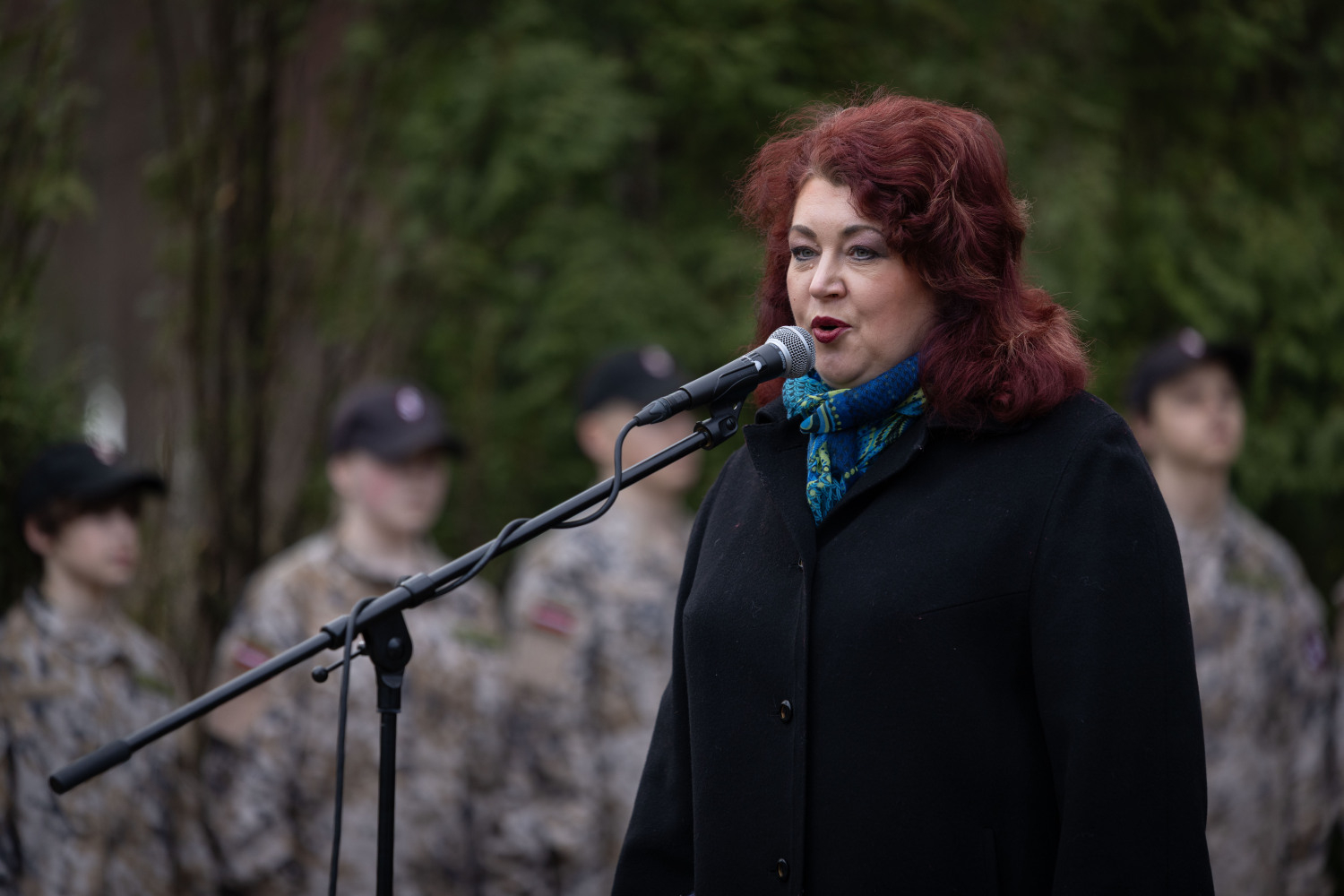 Represēto piemiņas diena Ulbrokas Meža kapsētā