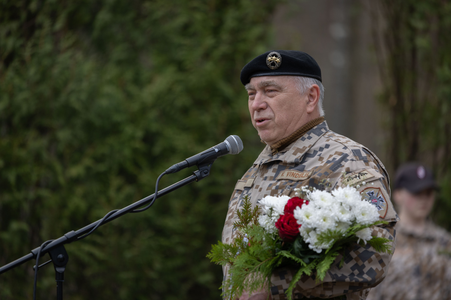 Represēto piemiņas diena Ulbrokas Meža kapsētā