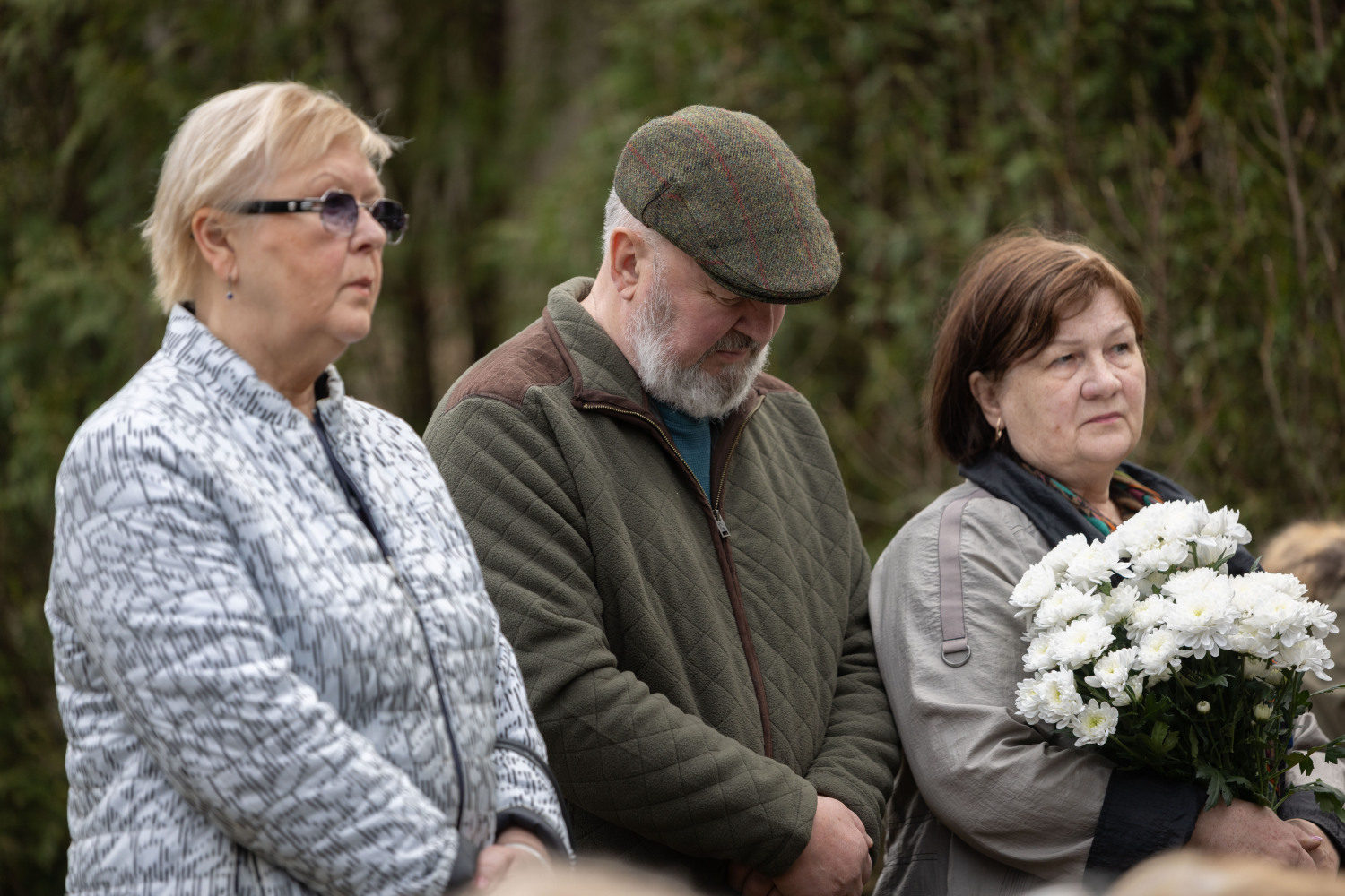 Represēto piemiņas diena Ulbrokas Meža kapsētā