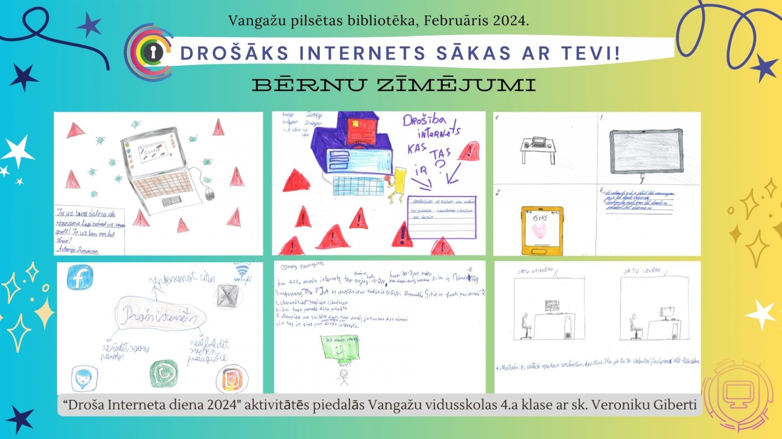 Droša interneta diena Vangažu bibliotēkā