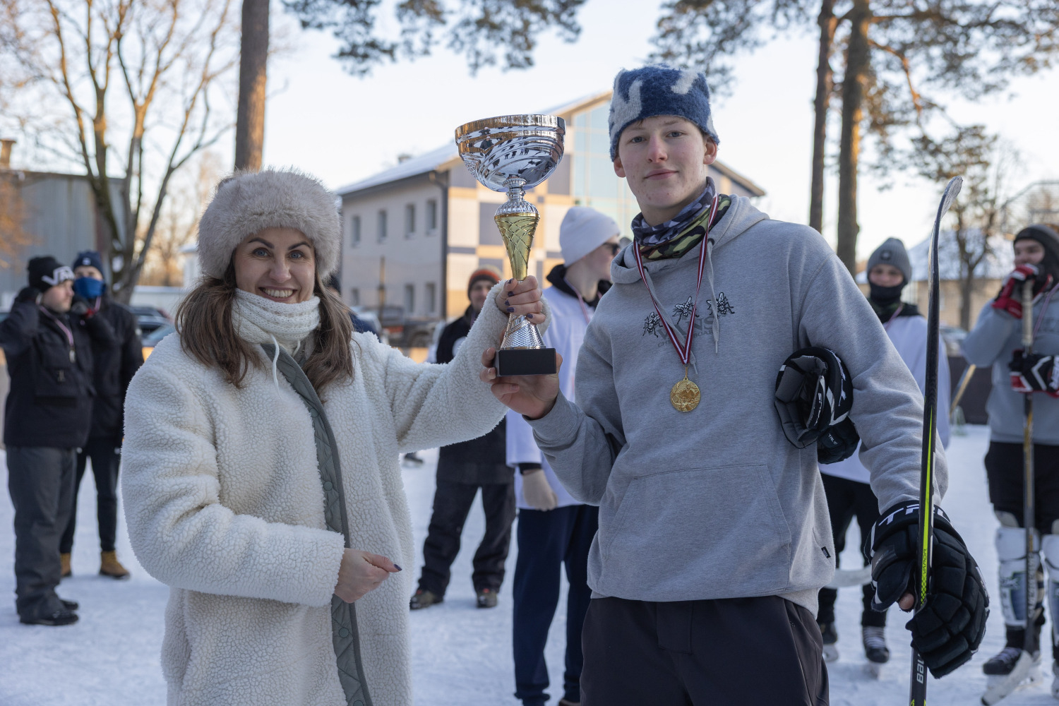 4x4 hokeja turnīrs Ulbrokā