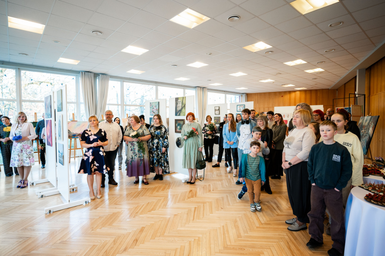 Pavasara izstādes atklāšana