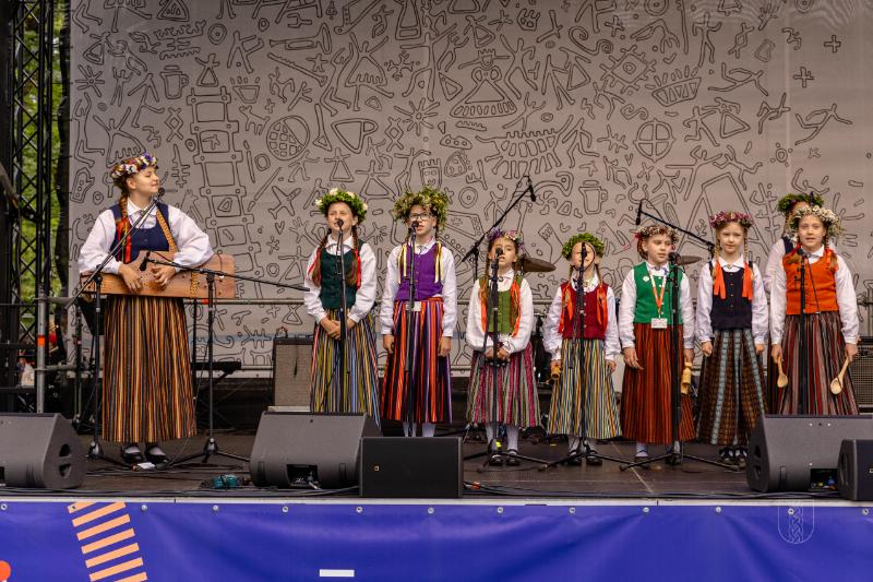 Svētki Vērmanes dārzā - Folkloras kopu programma