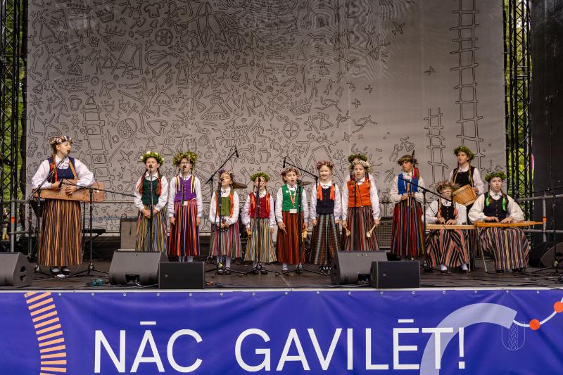 Svētki Vērmanes dārzā - Folkloras kopu programma