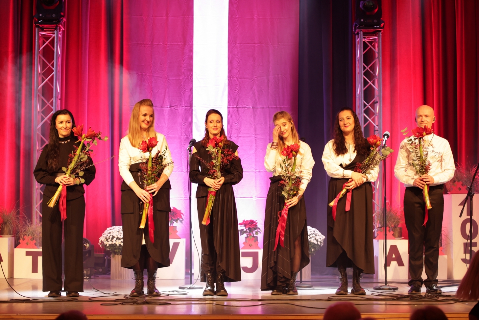 Valsts svētku koncerts Vangažu Kultūras namā, grupa " Latvian Voices", 17.11.2023.