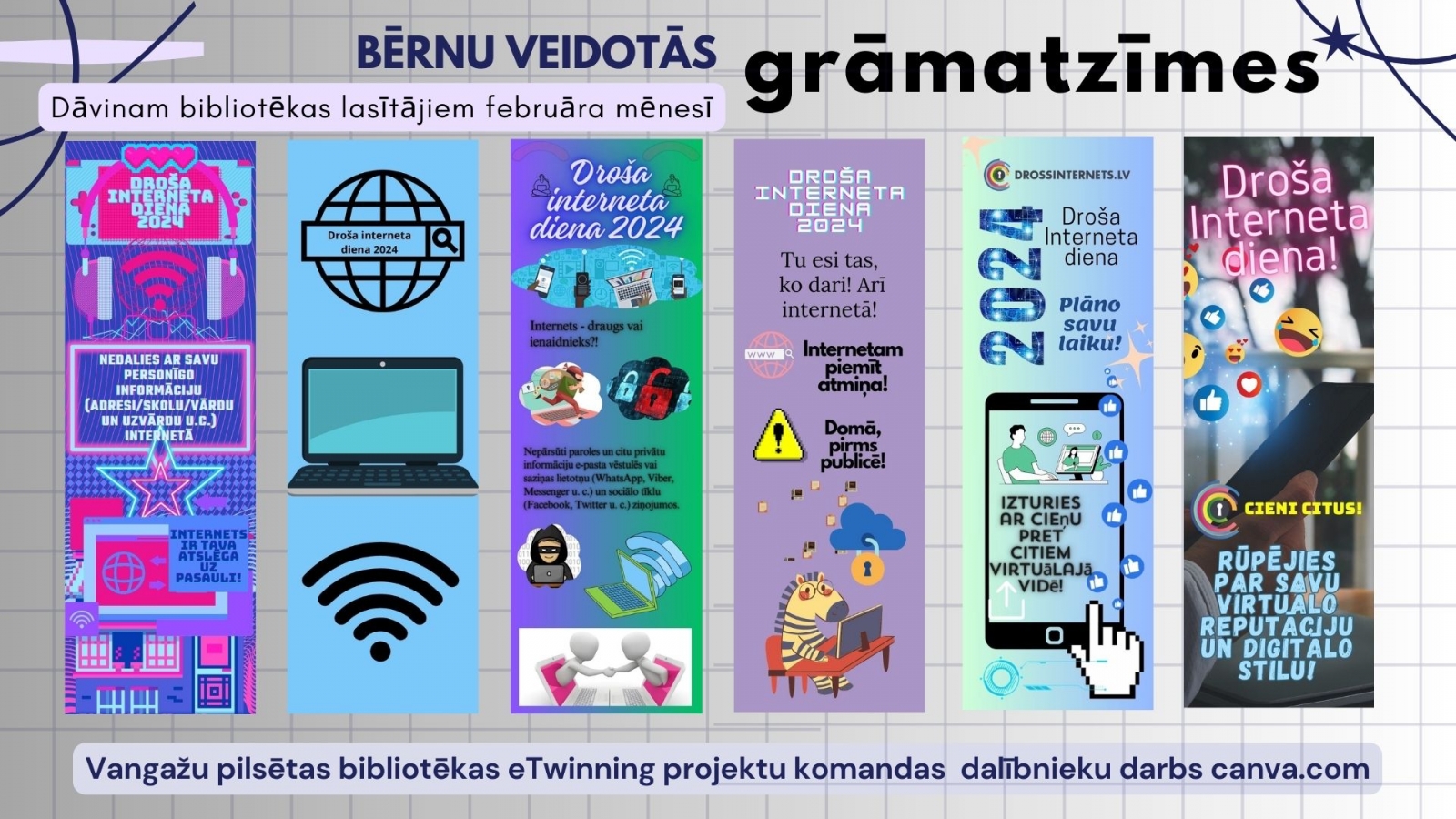 Droša interneta diena Vangažu bibliotēkā