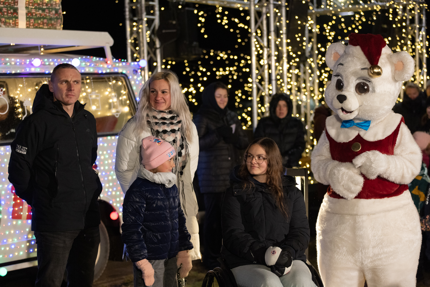 Eglītes iedegšanas pasākums Upesciemā