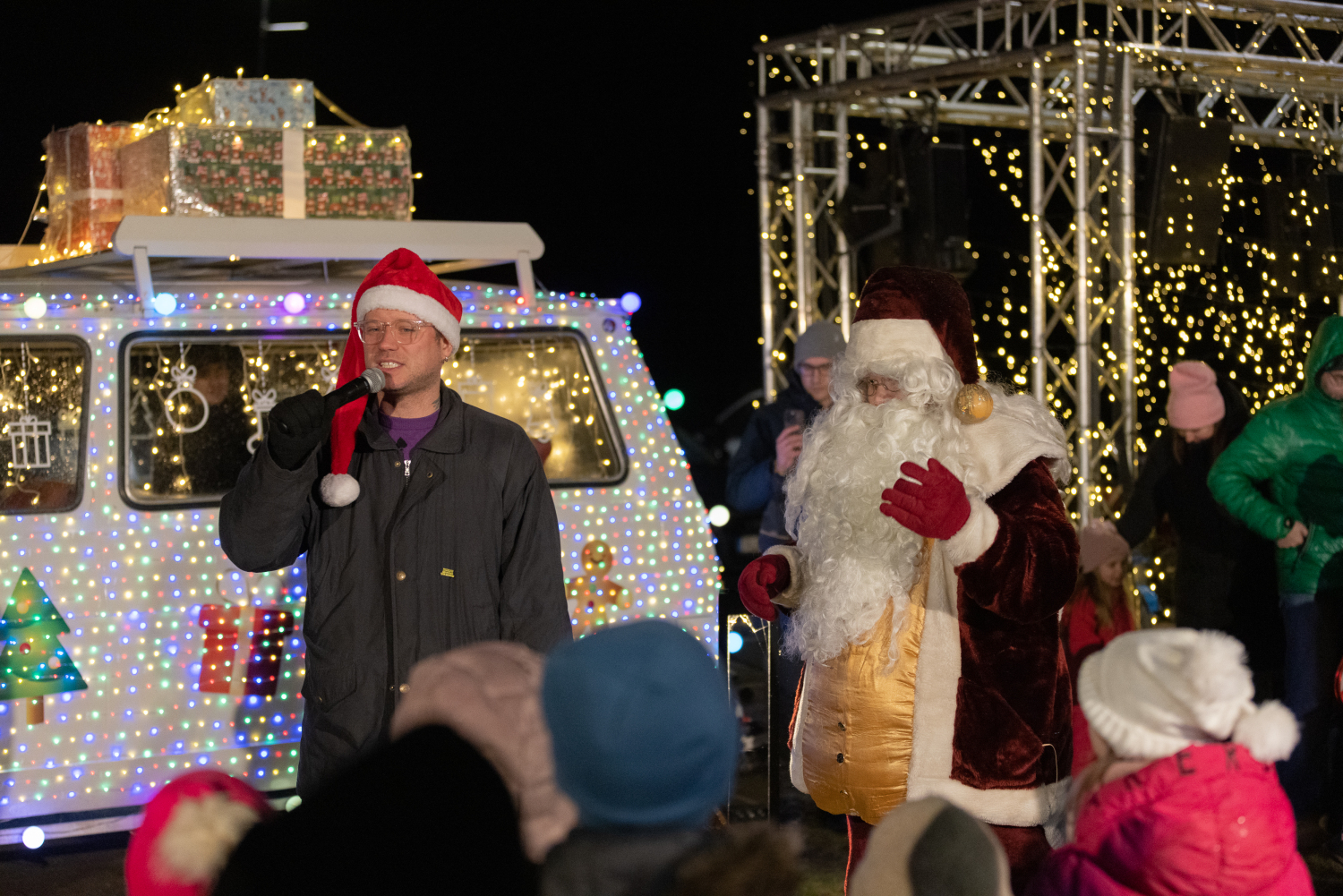 Eglītes iedegšanas pasākums Upesciemā