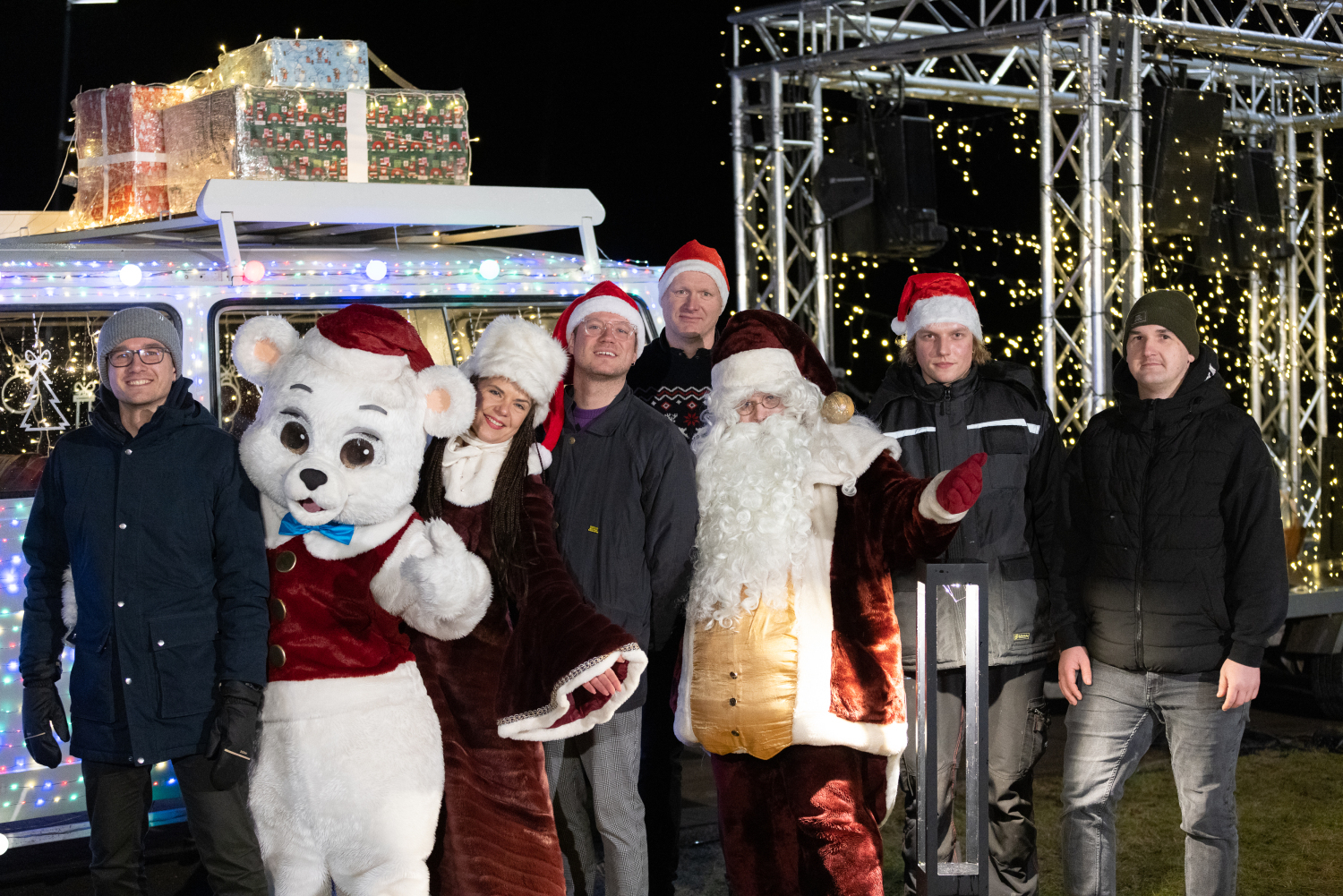 Eglītes iedegšanas pasākums Upesciemā