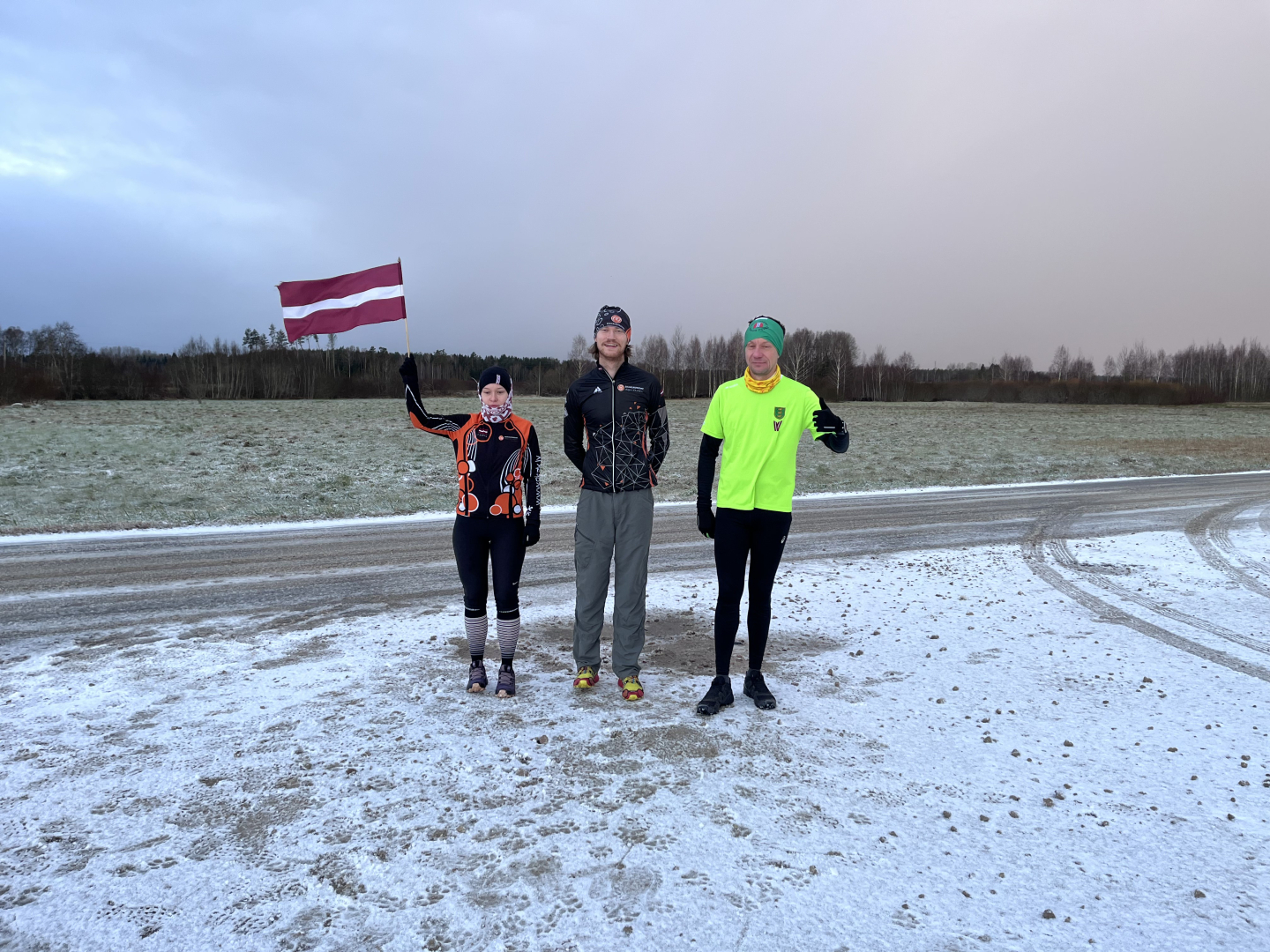 stafetes skrējiens “Ropaži skrien 107”