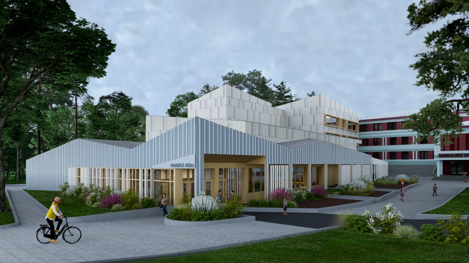 Garkalnes pamatskolas vizualizācijas