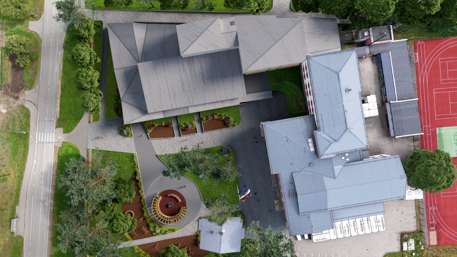 Garkalnes pamatskolas vizualizācijas