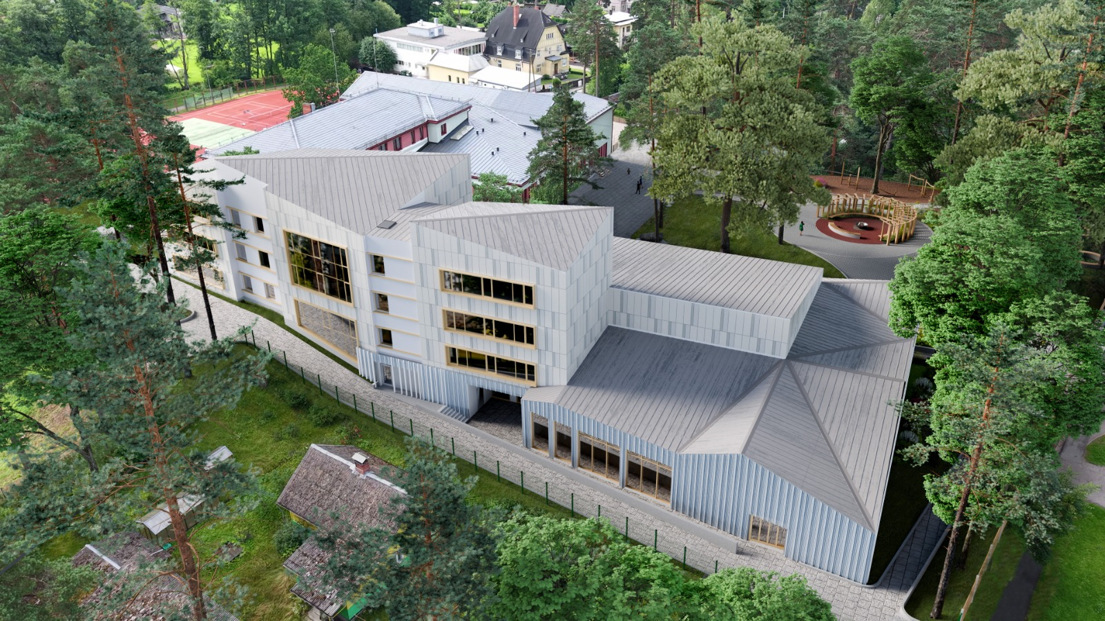 Garkalnes pamatskolas vizualizācijas