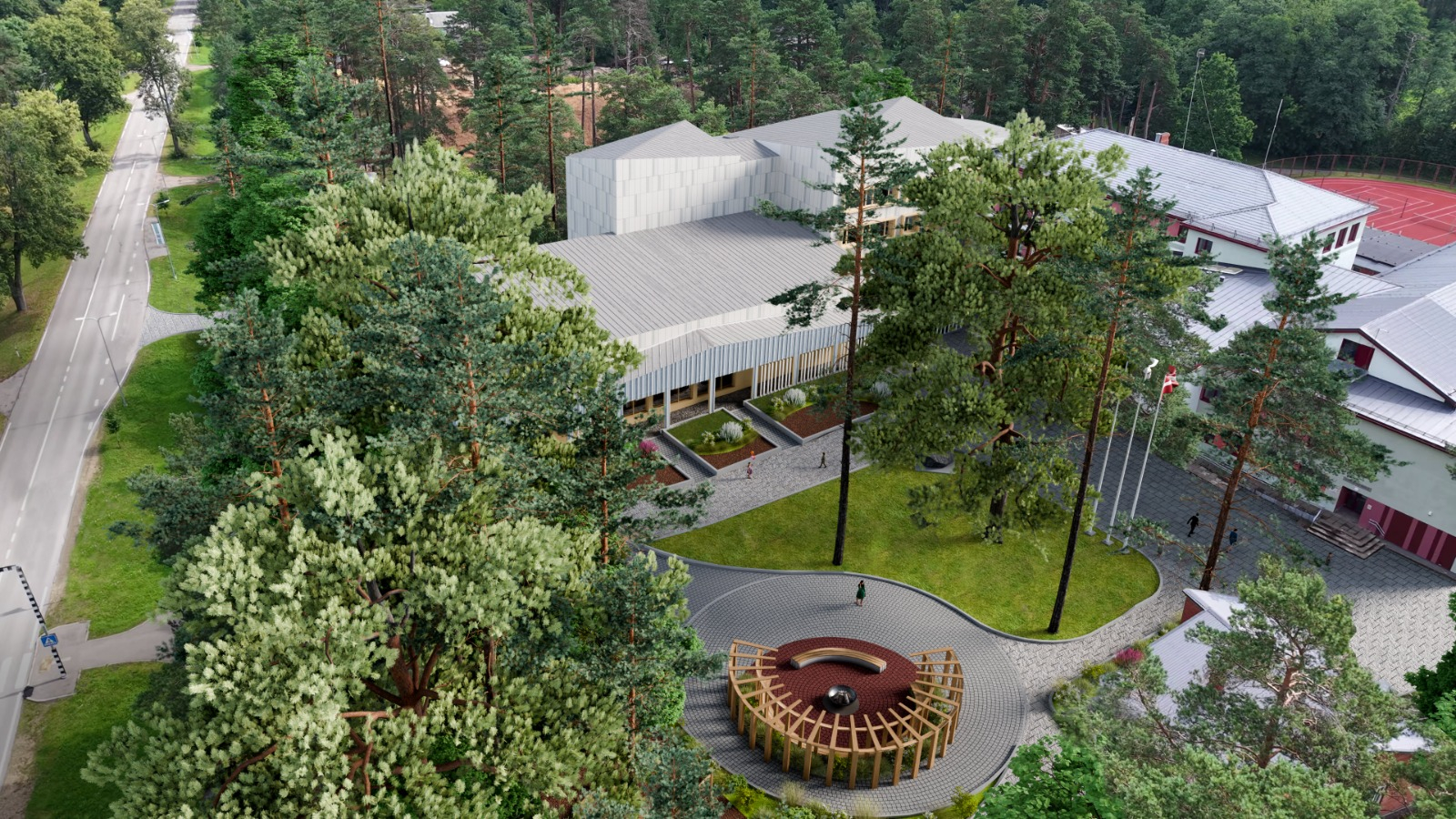 Garkalnes pamatskolas vizualizācijas