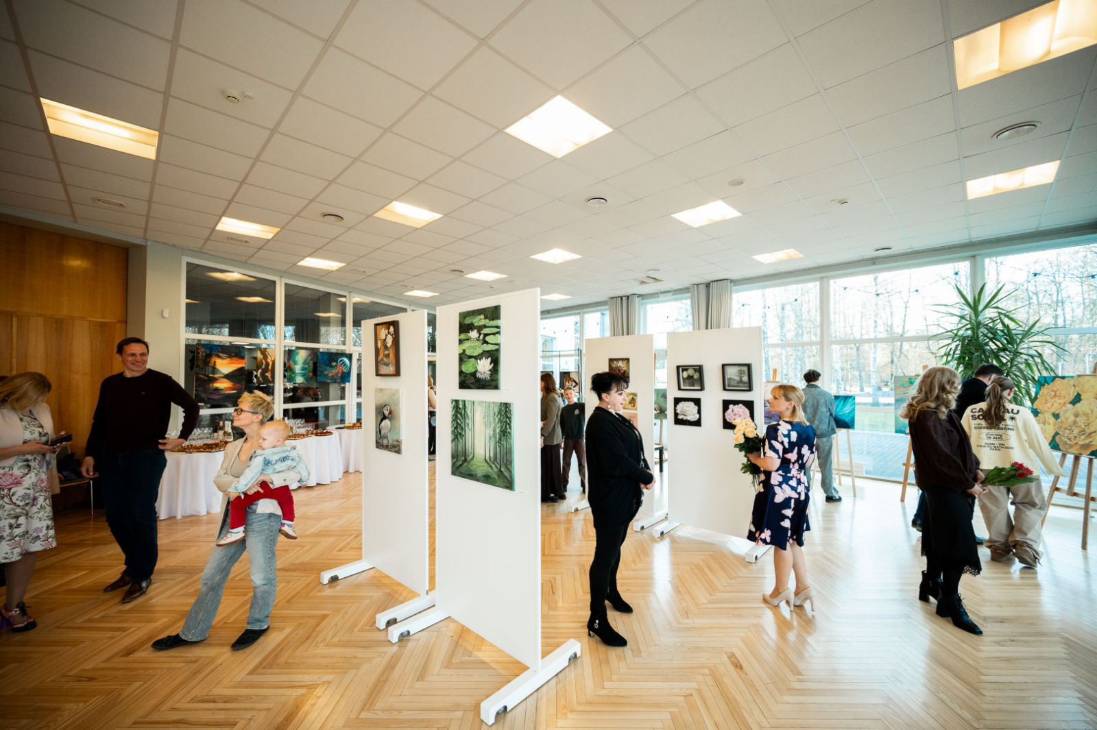 Pavasara izstādes atklāšana