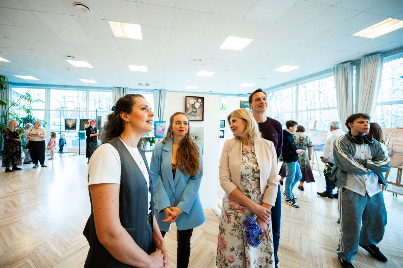 Pavasara izstādes atklāšana