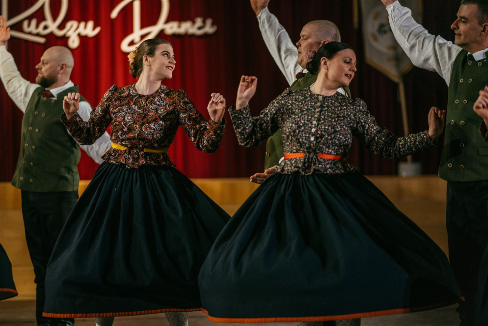 koncerts Rudzu danči, dejotāji