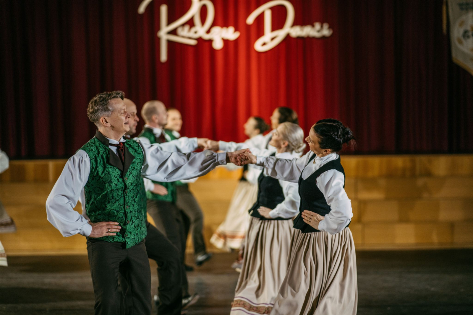 koncerts Rudzu danči, dejotāji