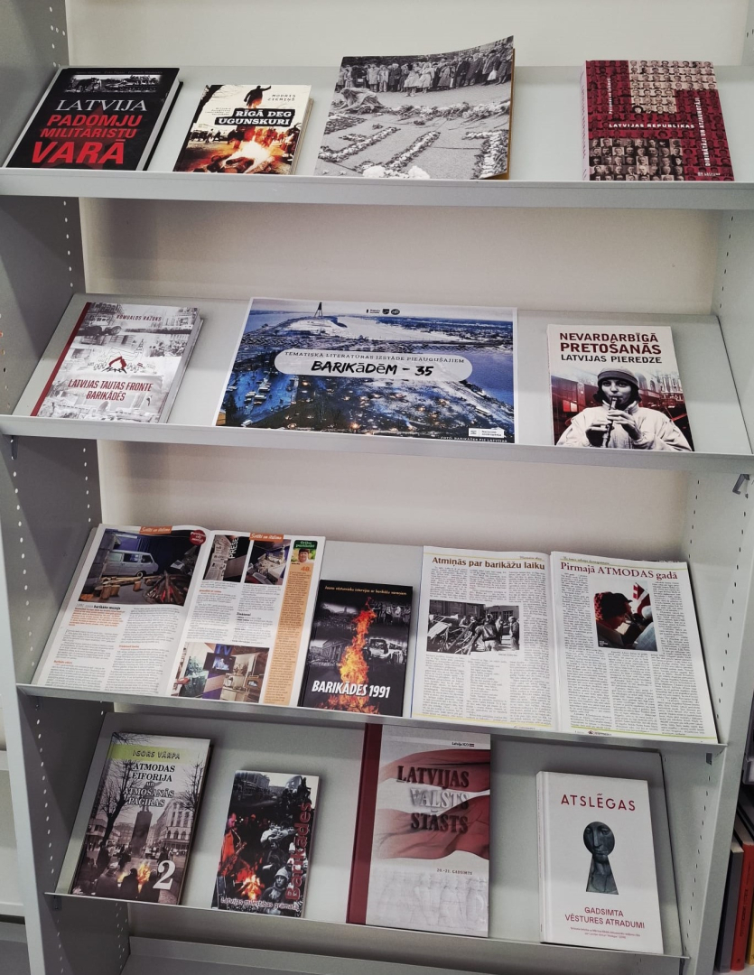 Barikādēm – 35; Vangažu pilsētas bibliotēkā notikusi sarunu pēcpusdiena