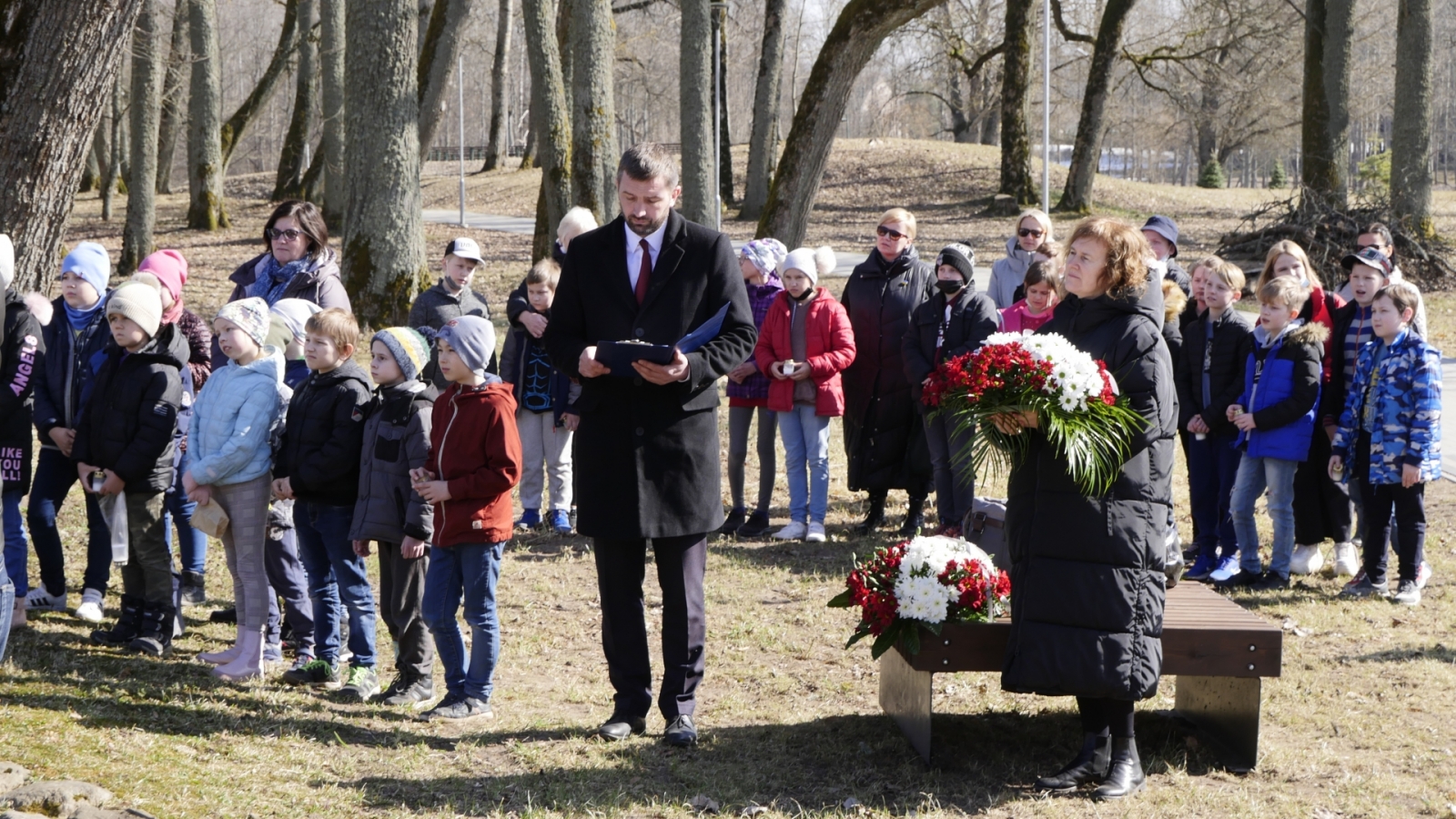 Komunistiska genocida pasakums Ropaži