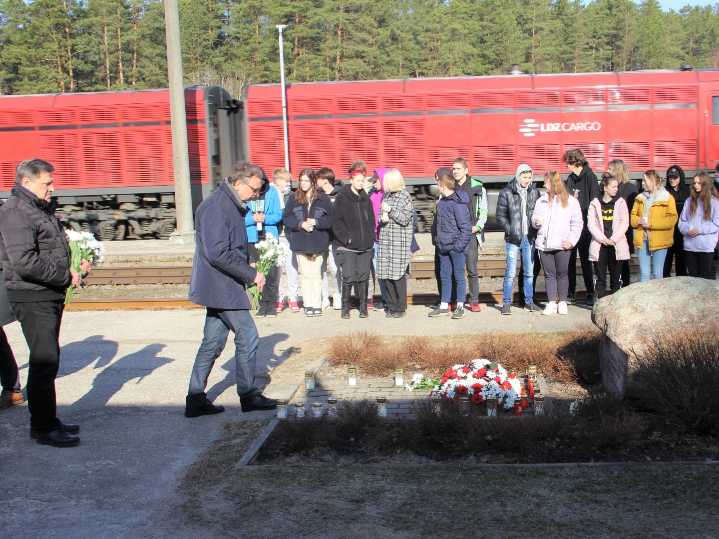 Komunistiska genocida pasakums Garkalne