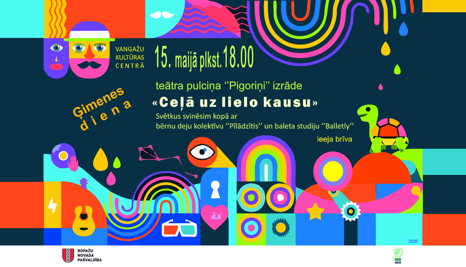 Ģimenes diena Vangažos, AFIŠa