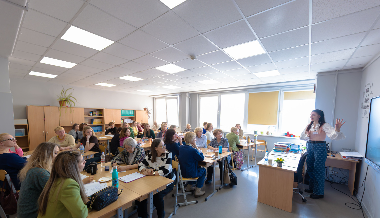 Ropažu novada pedagogu metodiskā diena, klase, klausītāji