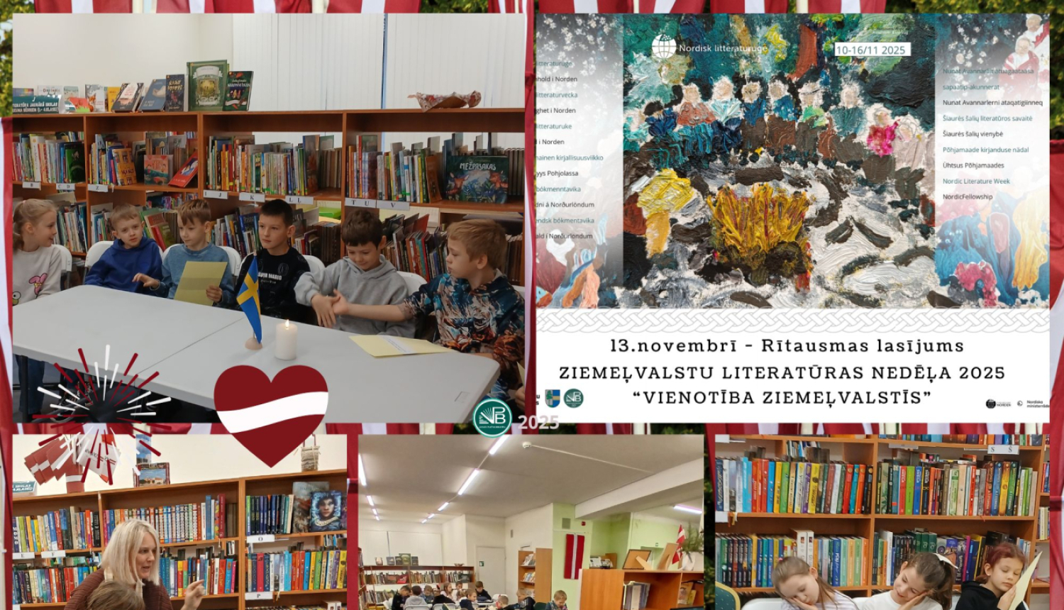 Ziemeļvalstu pasākums bibliotēkā