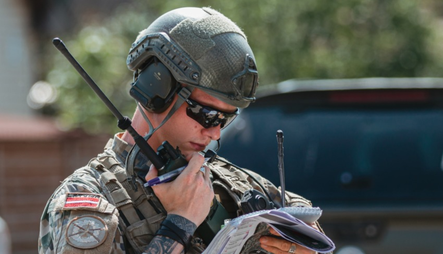 Gaisa atbalsta kontrolieri Siguldā pilnveido iemaņas gaisa atbalsta procedūrās