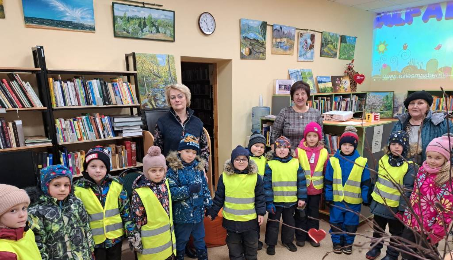 Aktivitāšu cikls "Esi aktīvs Sauriešu bibliotēkas apmeklētājs!