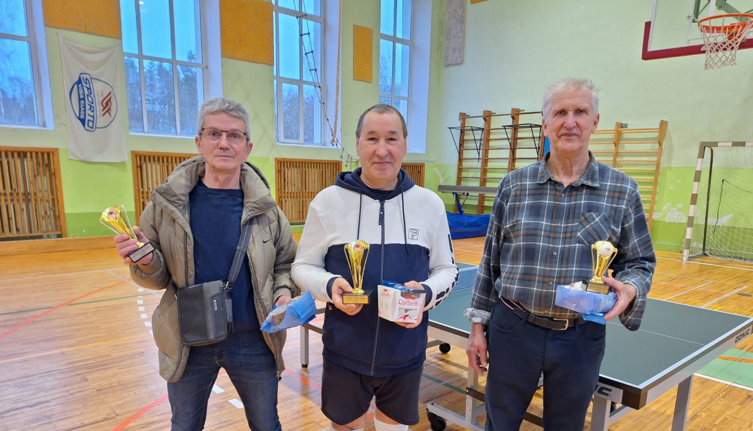 "Vangažu galda tenisa atklātais turnīrs" 1. posms