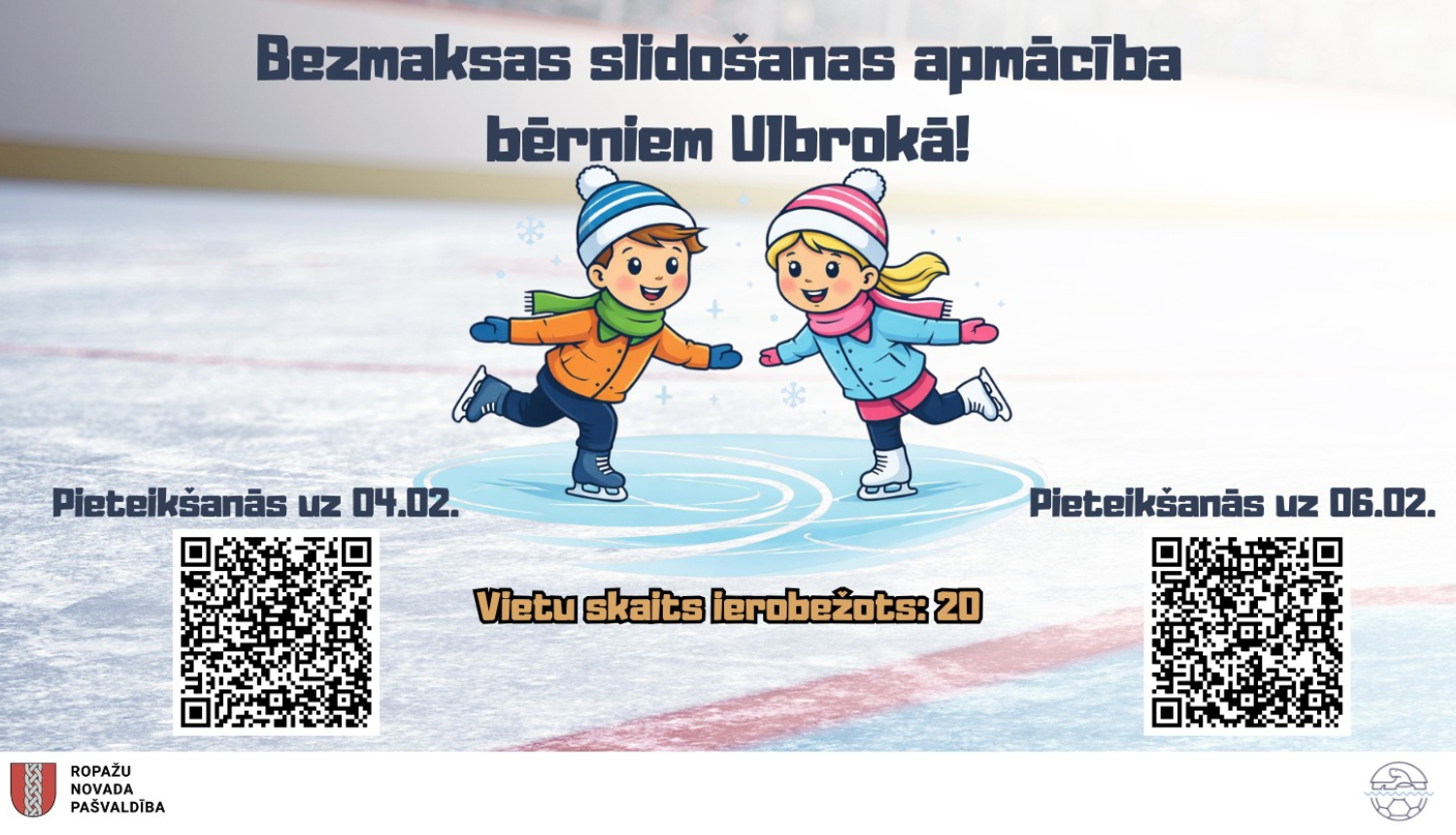 slidošanas nodarbības