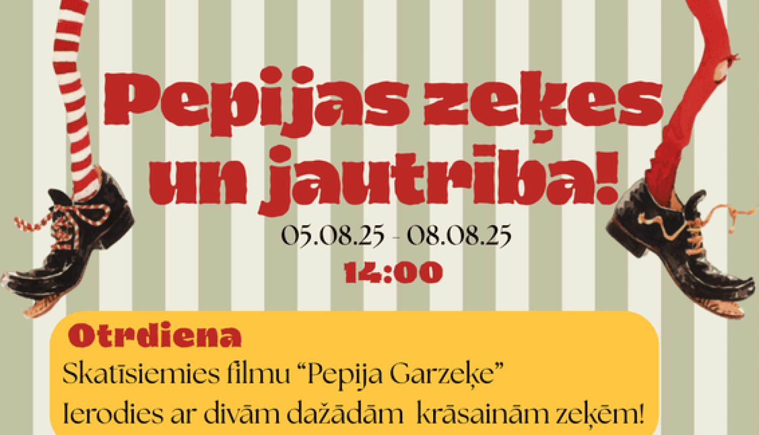 pepijas zekes un jautrība