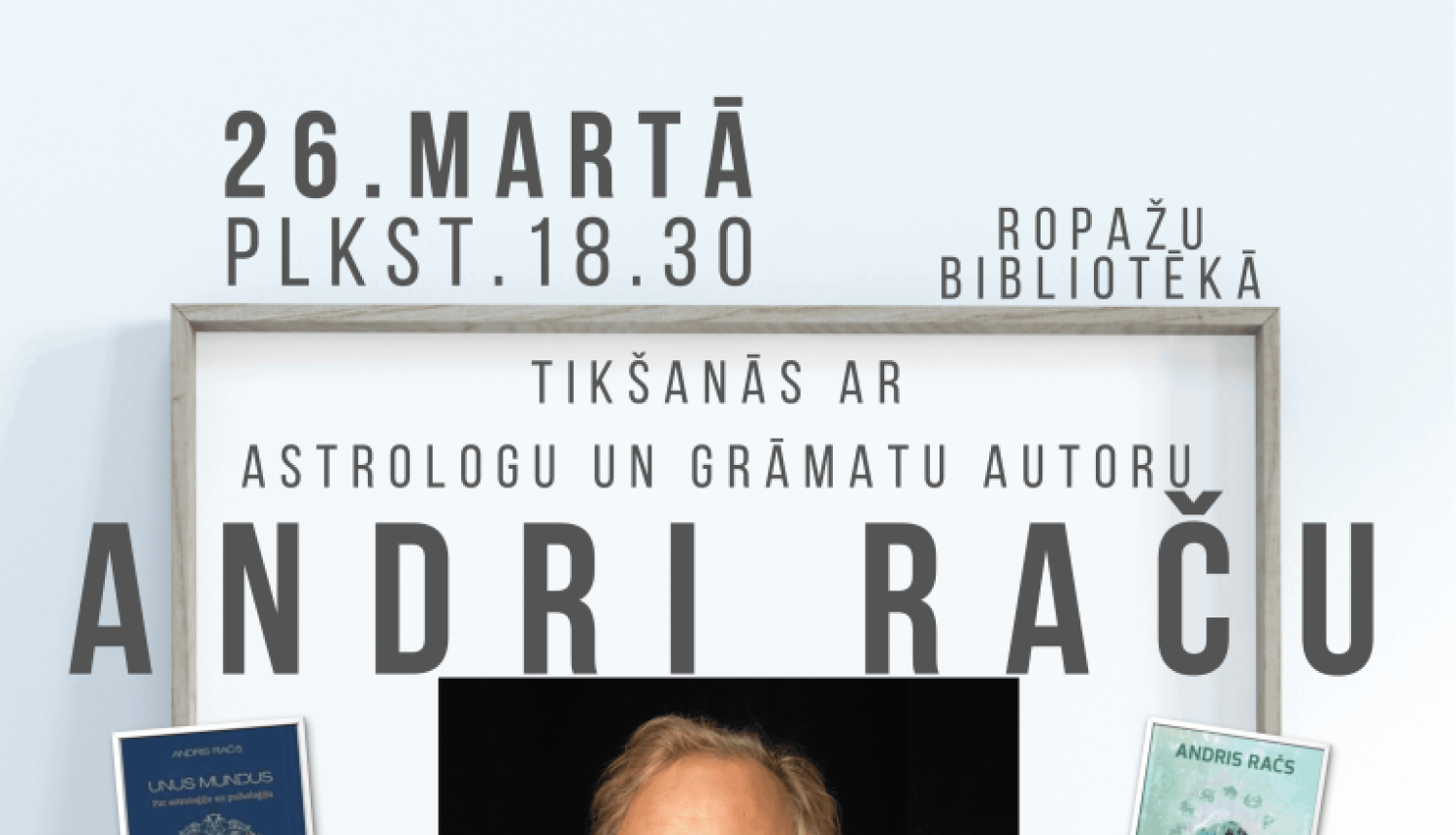 Tikšanās ar Andri Raču, afiša