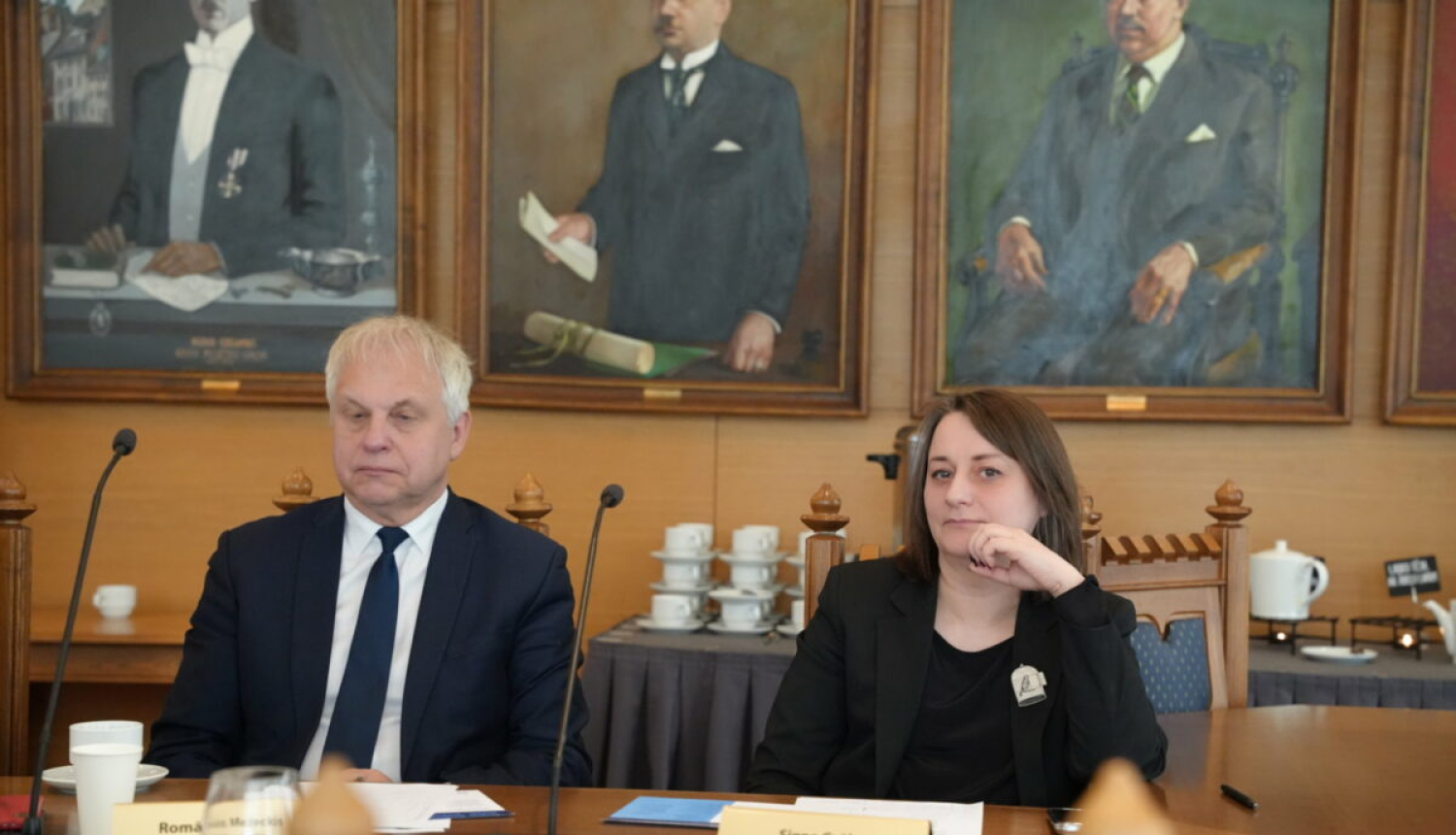 Rīgas plānošanas reģiona Attīstības padomes sēde, bildē Ropažu novada pašvaldības pārstāve