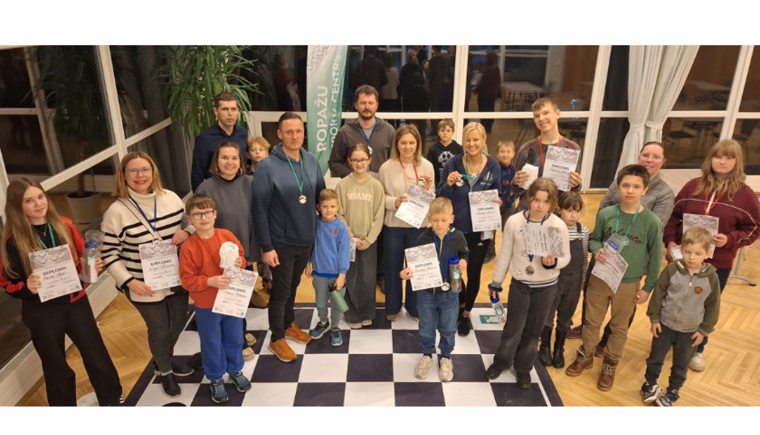 Dambretes turnīrs "Sudraba kauliņš 2026" Ropažu Kultūras centrā