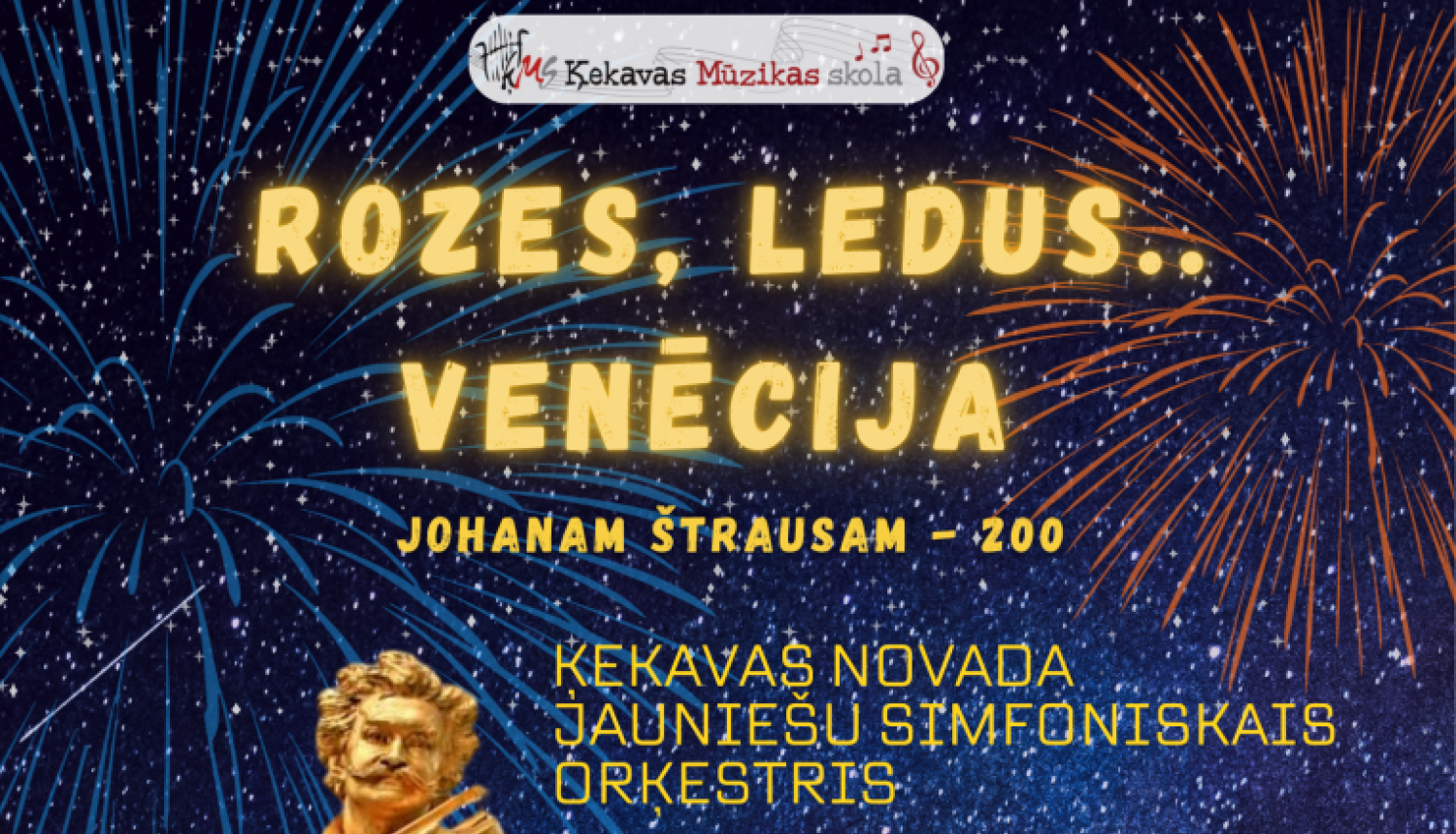 Rozes, ledus, Venēcija, koncerts