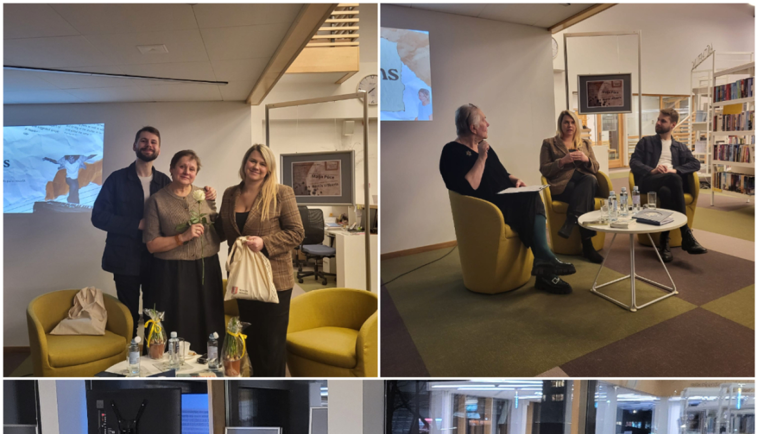 Laiks sarunām, Ulbrokas bibliotēka