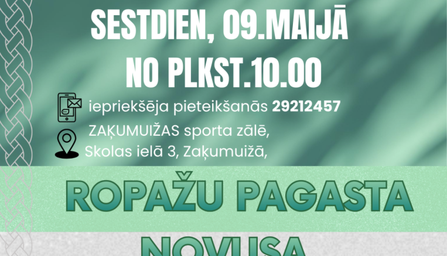 Ropažu pagasta 2026. gada čempionāts novusā, 5. posms (dubultspēļu turnīrs)AFIŠA