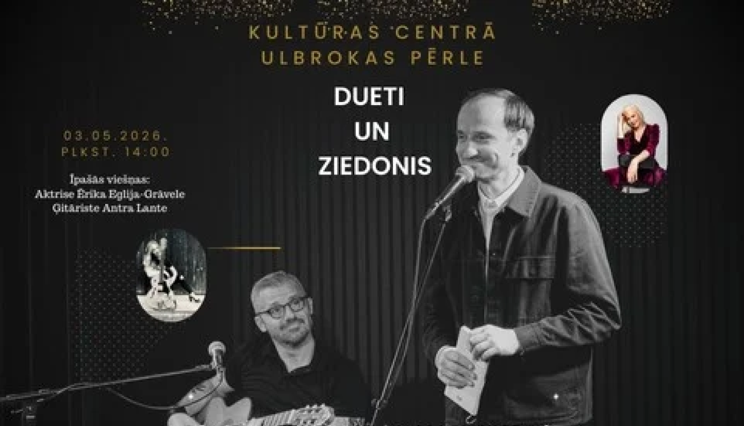 DUETI UN ZIEDONIS | Kaspars Znotiņš un Ēriks Upenieks , AFIŠA