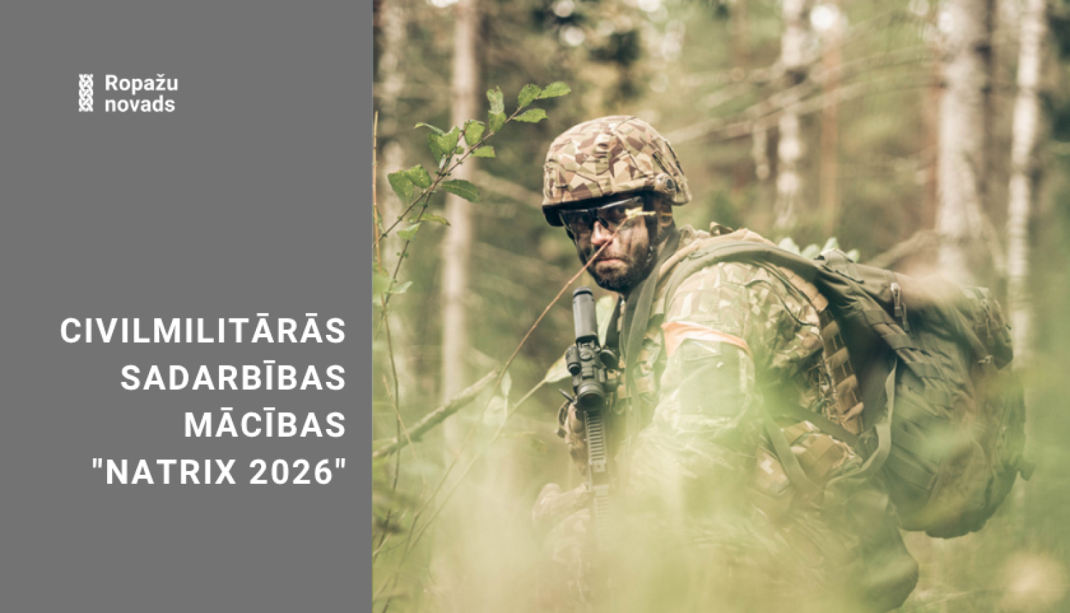 civilmilitārās sadarbības mācības "NATRIX 2026"