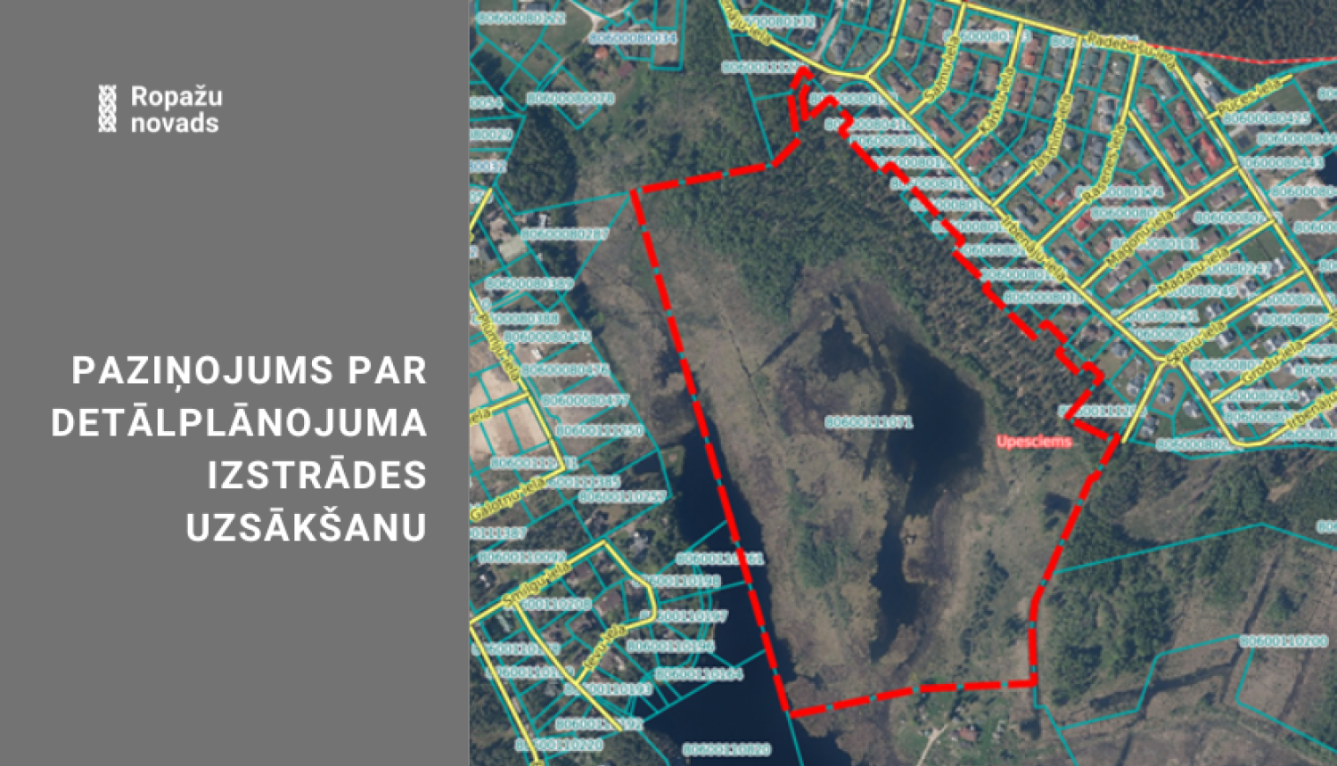 Paziņojums par detālplānojumu
