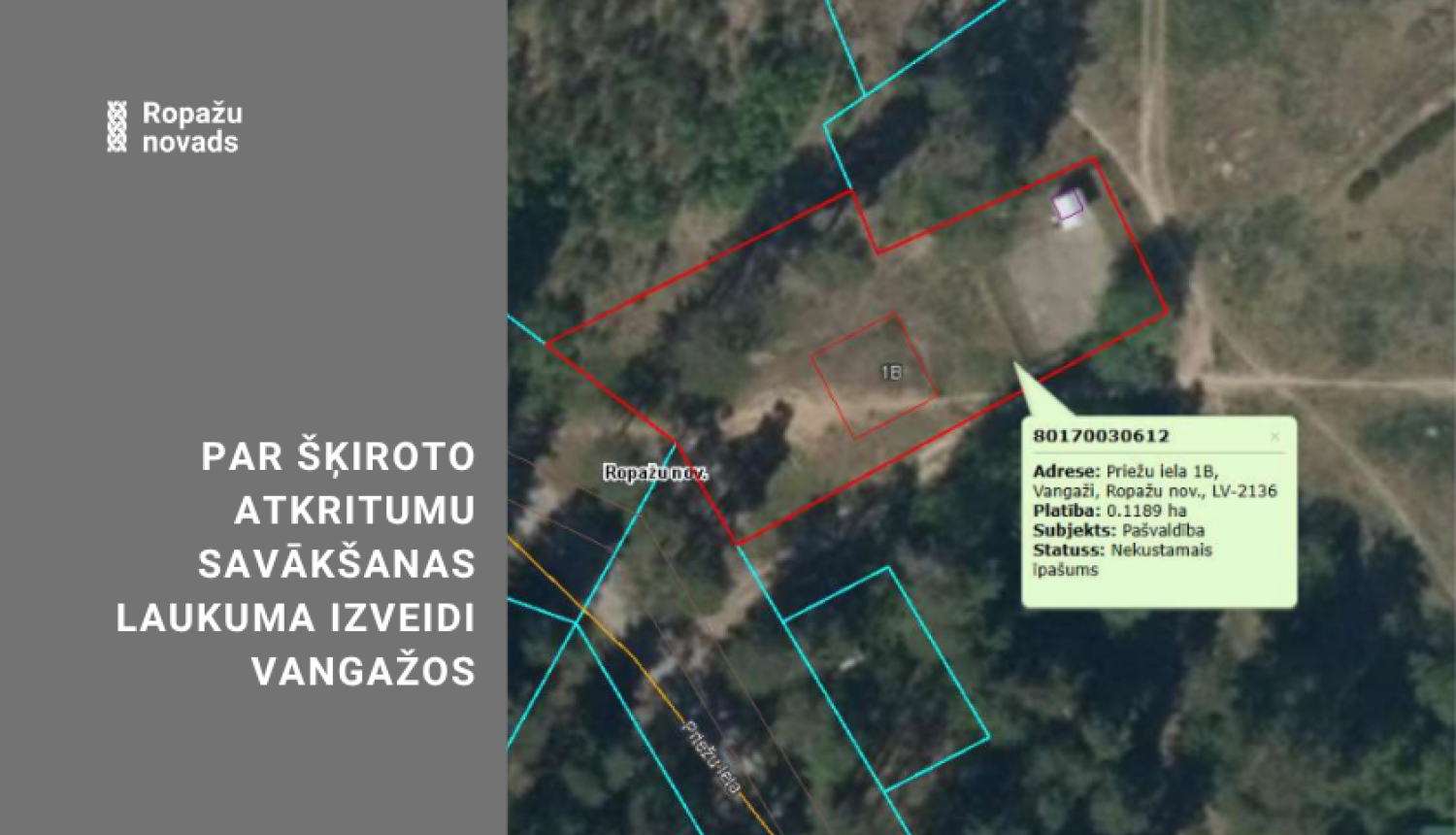 par Vangažu laukumu